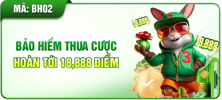 Cm8838 bảo hiểm cược thua tối đa lên đến 18.888k